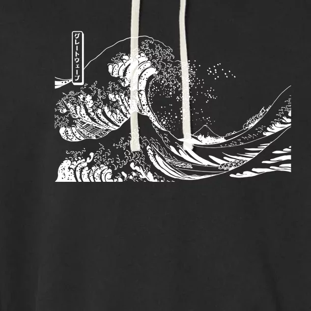 The Great Wave Classic Japanese Art Garment-Dyed Fleece Hoodie