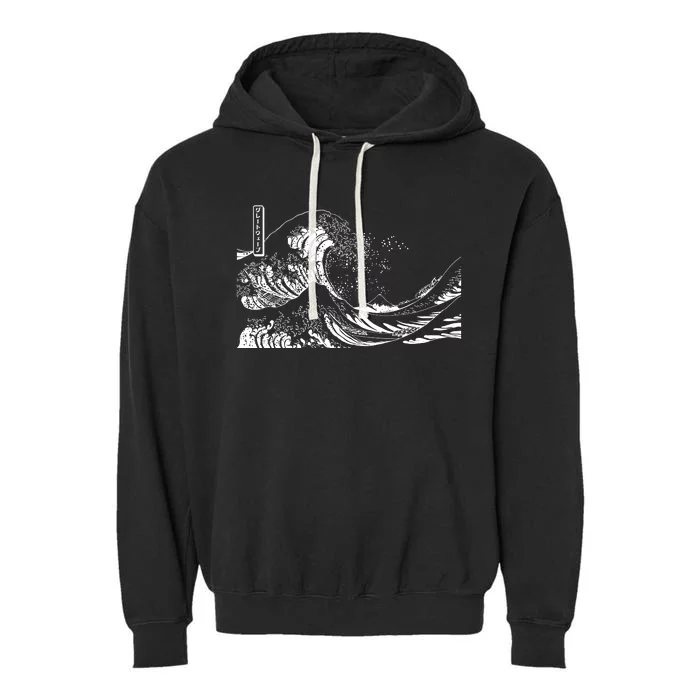 The Great Wave Classic Japanese Art Garment-Dyed Fleece Hoodie