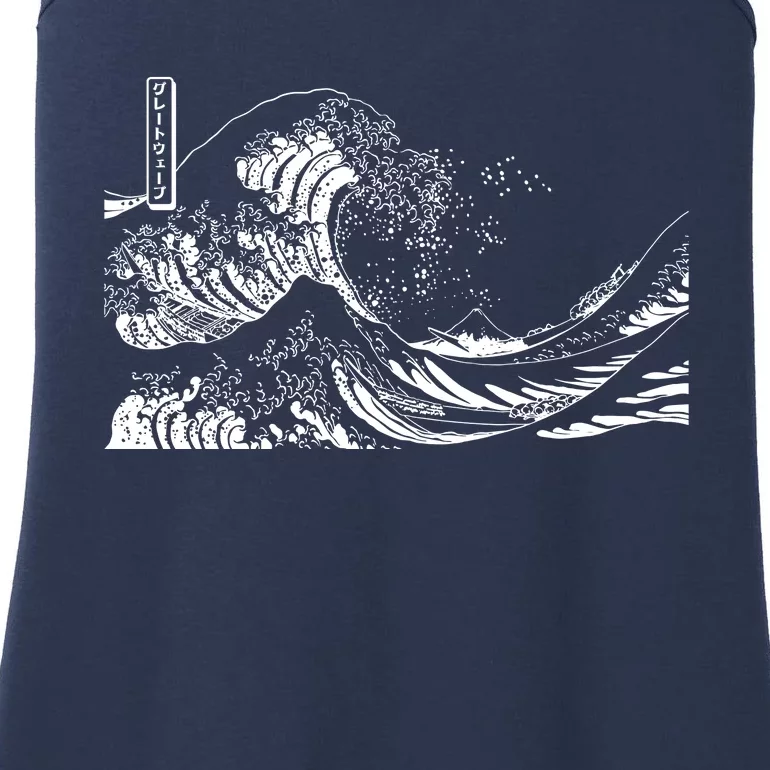 The Great Wave Classic Japanese Art Ladies Essential Tank