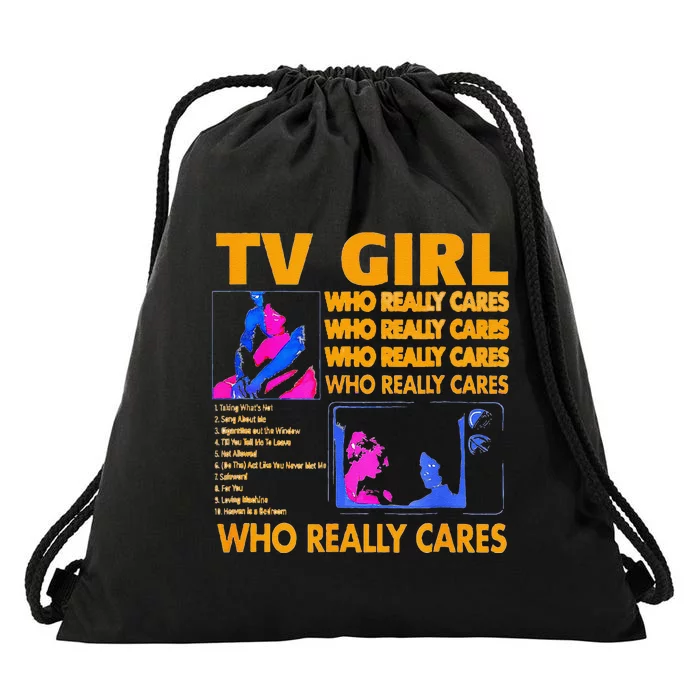 Tv Girl Who Really Care Gift Drawstring Bag