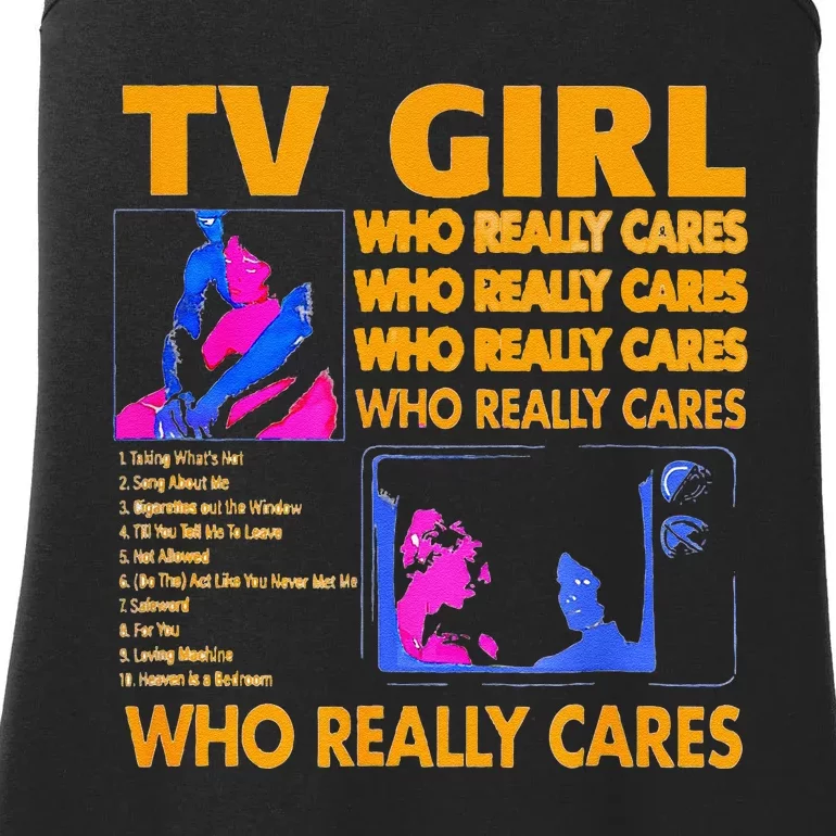 Tv Girl Who Really Care Gift Ladies Essential Tank