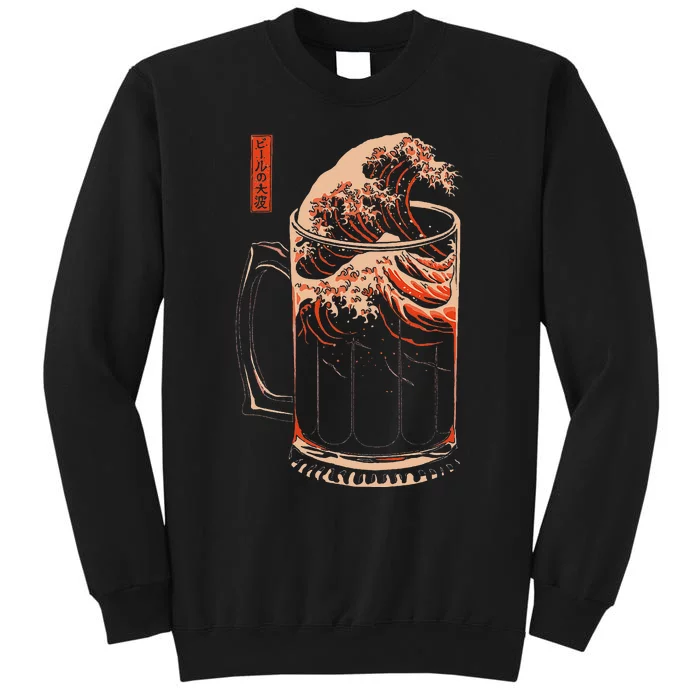 The Great Wave Of Beer Sweatshirt