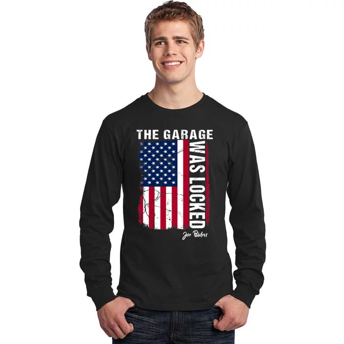 The Garage Was Locked - Funny Joe Biden classified documents Tall Long Sleeve T-Shirt