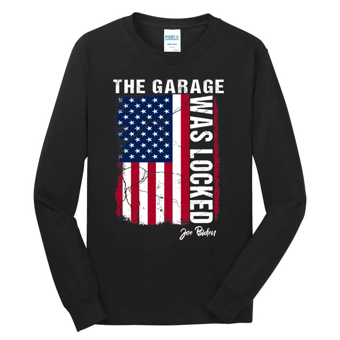 The Garage Was Locked - Funny Joe Biden classified documents Tall Long Sleeve T-Shirt