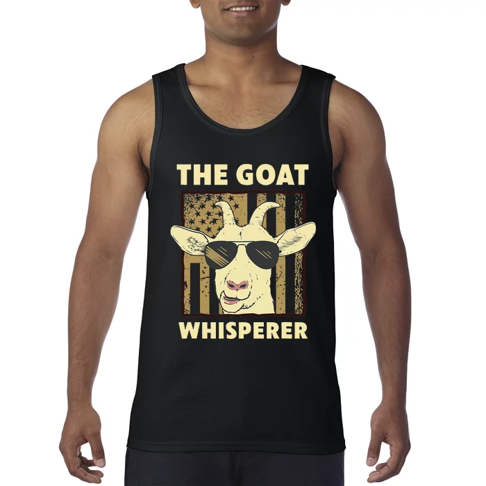 The Goat Whisperer Design Farmer funny Goat Lover Tank Top