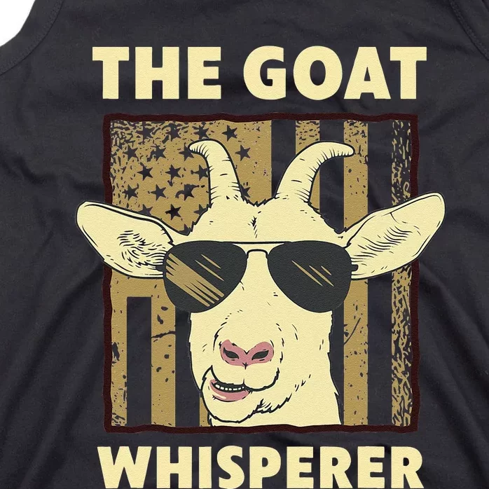 The Goat Whisperer Design Farmer funny Goat Lover Tank Top