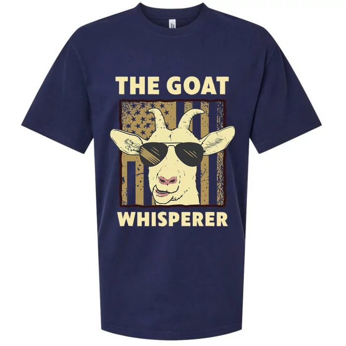 The Goat Whisperer Design Farmer funny Goat Lover Sueded Cloud Jersey T-Shirt