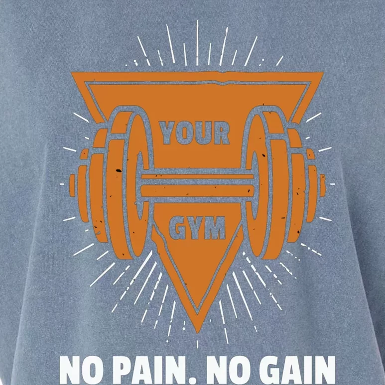 Tgiftgreat Gift Your Gym No Pain No Gain Cute Gift Garment-Dyed Women's Muscle Tee