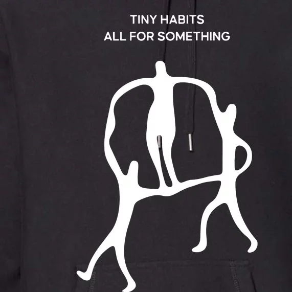 Tiny Habits All For Something Premium Hoodie