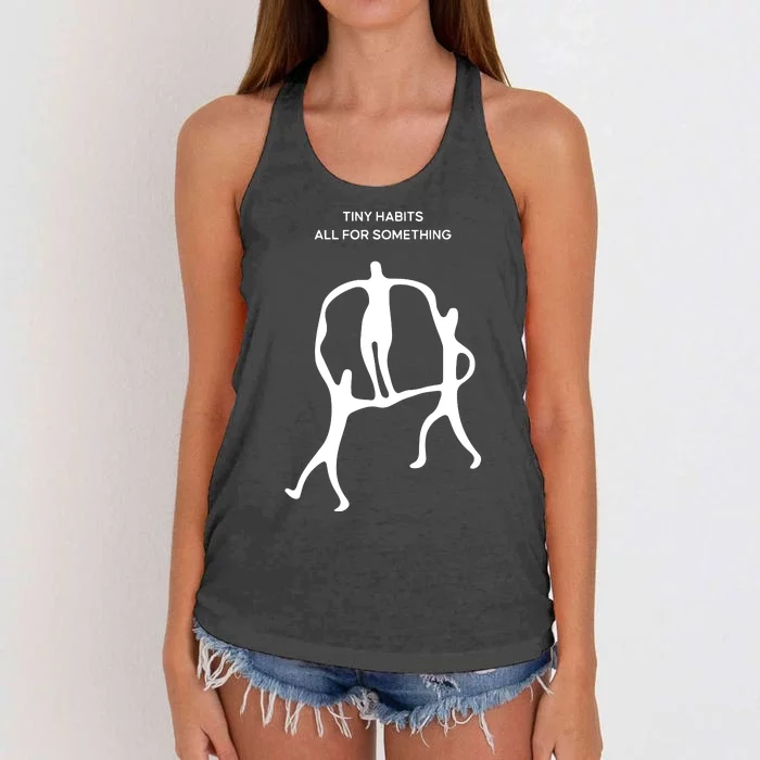 Tiny Habits All For Something Women's Knotted Racerback Tank