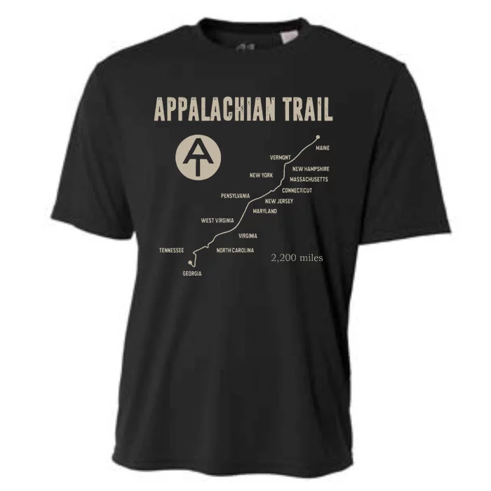 Thruh Hiker Appalachian Trail Hiking Cooling Performance Crew T-Shirt