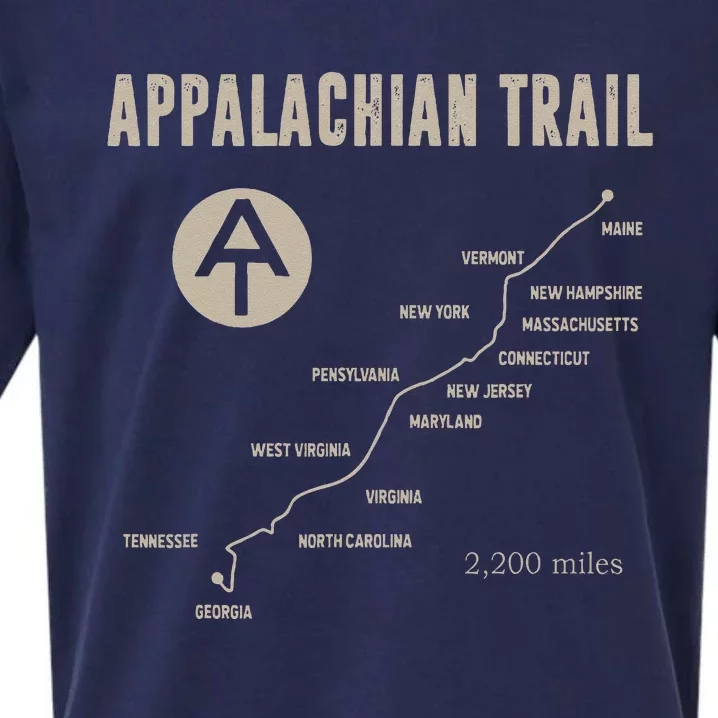 Thruh Hiker Appalachian Trail Hiking Sueded Cloud Jersey T-Shirt