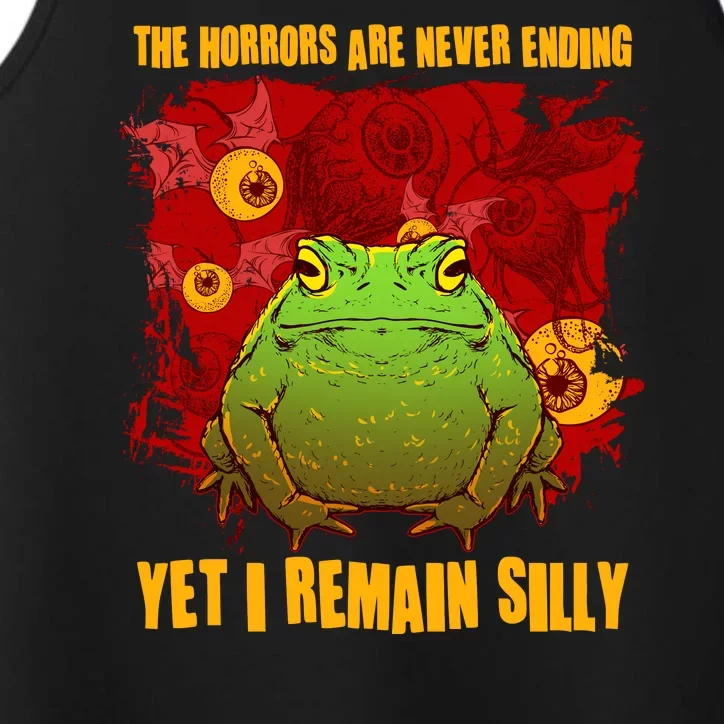 The Horrors Are Never Ending Yet I Remain Silly Frog Toad Performance Tank