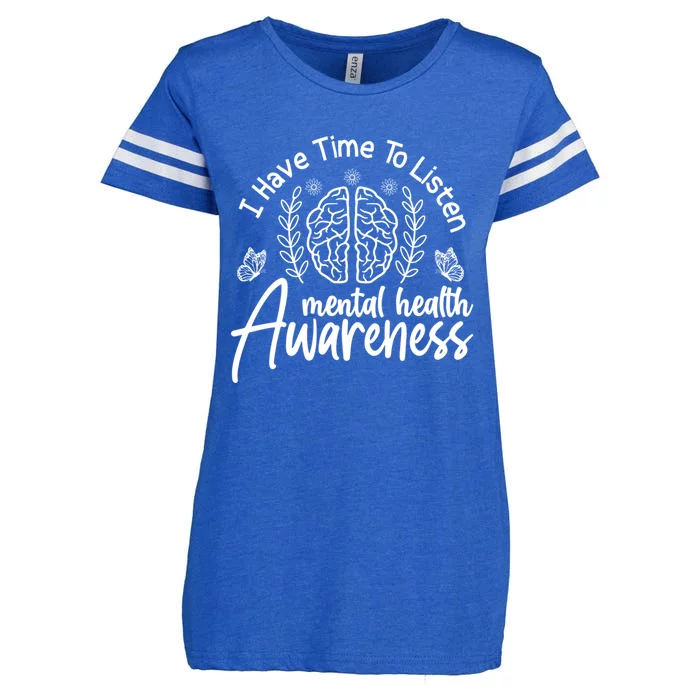 Tal Health Awareness I Have Time To Listen Great Gift Enza Ladies Jersey Football T-Shirt