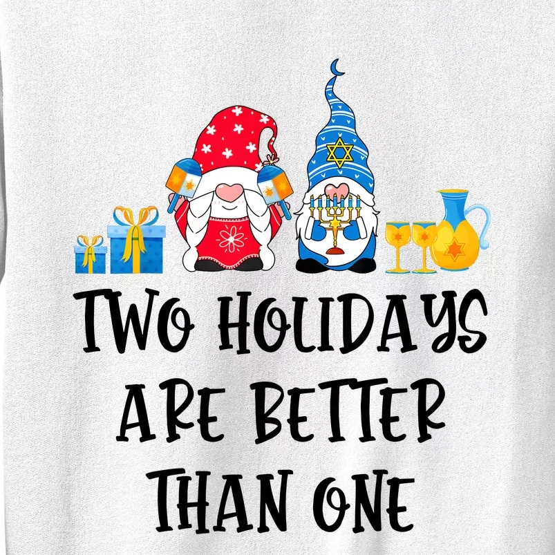 Two Holidays Are Better Than One Christmas Hanukkah Jewish Sweatshirt