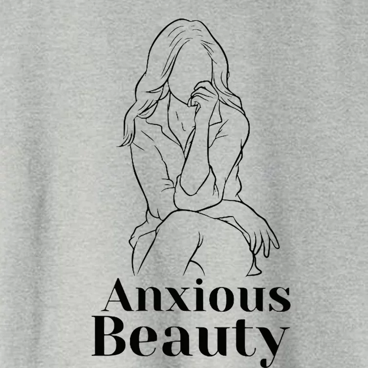 Tal Health Anxiety Aware Accept Beauty Art Women's Crop Top Tee