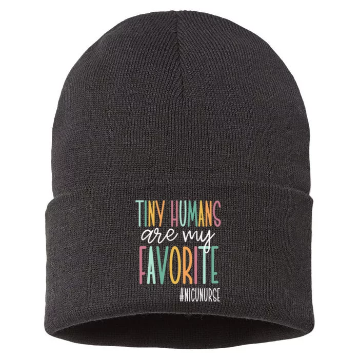 Tiny Humans Are My Favorite NICU Nurse Sustainable Knit Beanie