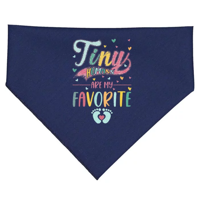 Tiny Humans Are My Favorite NICU Nurse USA-Made Doggie Bandana