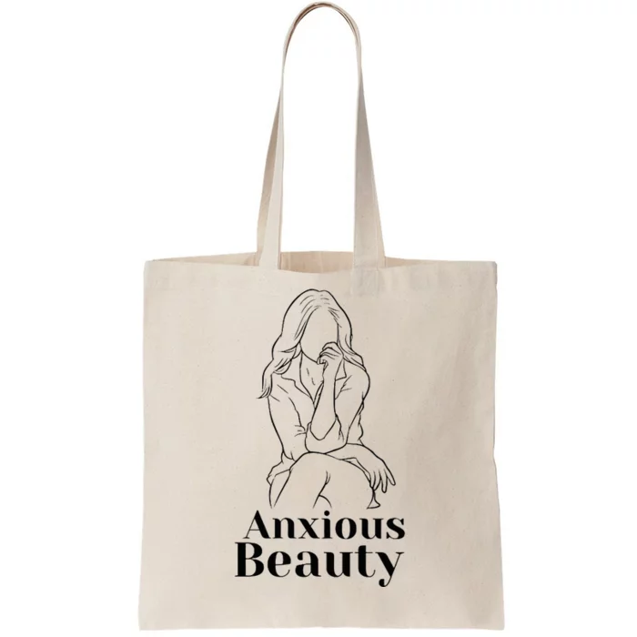 Tal Health Anxiety Aware Accept Beauty Art Tote Bag