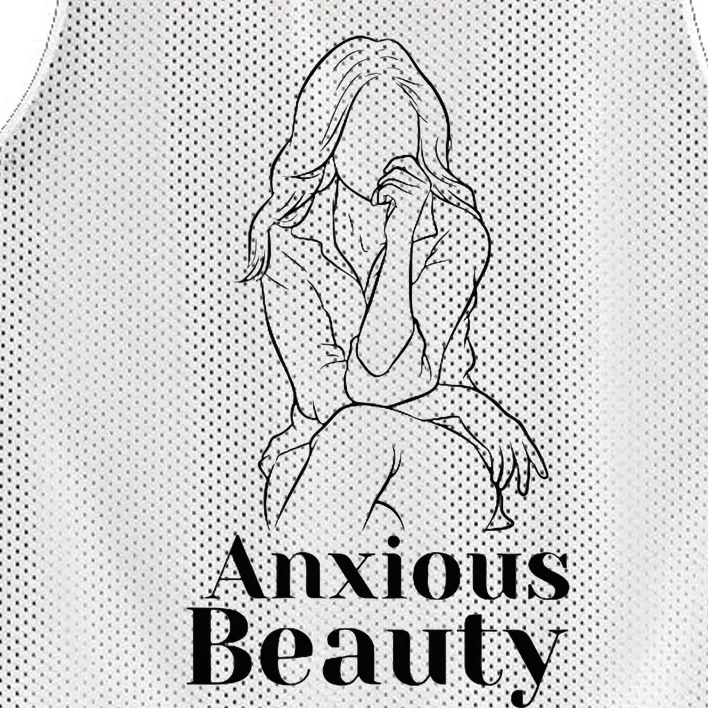 Tal Health Anxiety Aware Accept Beauty Art Mesh Reversible Basketball Jersey Tank