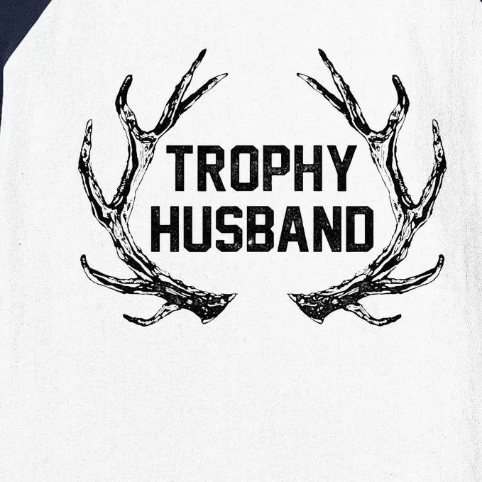 Trophy Husband Antler Baseball Sleeve Shirt