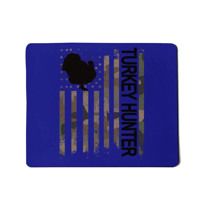 Turkey Hunter American Flag Turkey Hunting Lover Meaningful Gift Mousepad