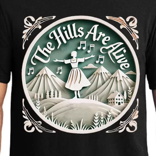 The Hills Are Alive Singing Theatre Sound Of Music Musical Pajama Set