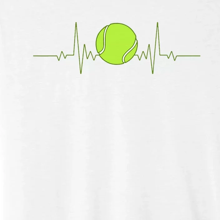 Tennis Heartbeat Art For Tennis Player ChromaSoft Performance T-Shirt