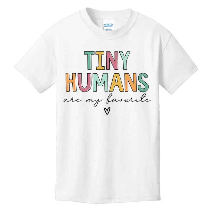 Tiny Humans Are My Favorite Kids T-Shirt