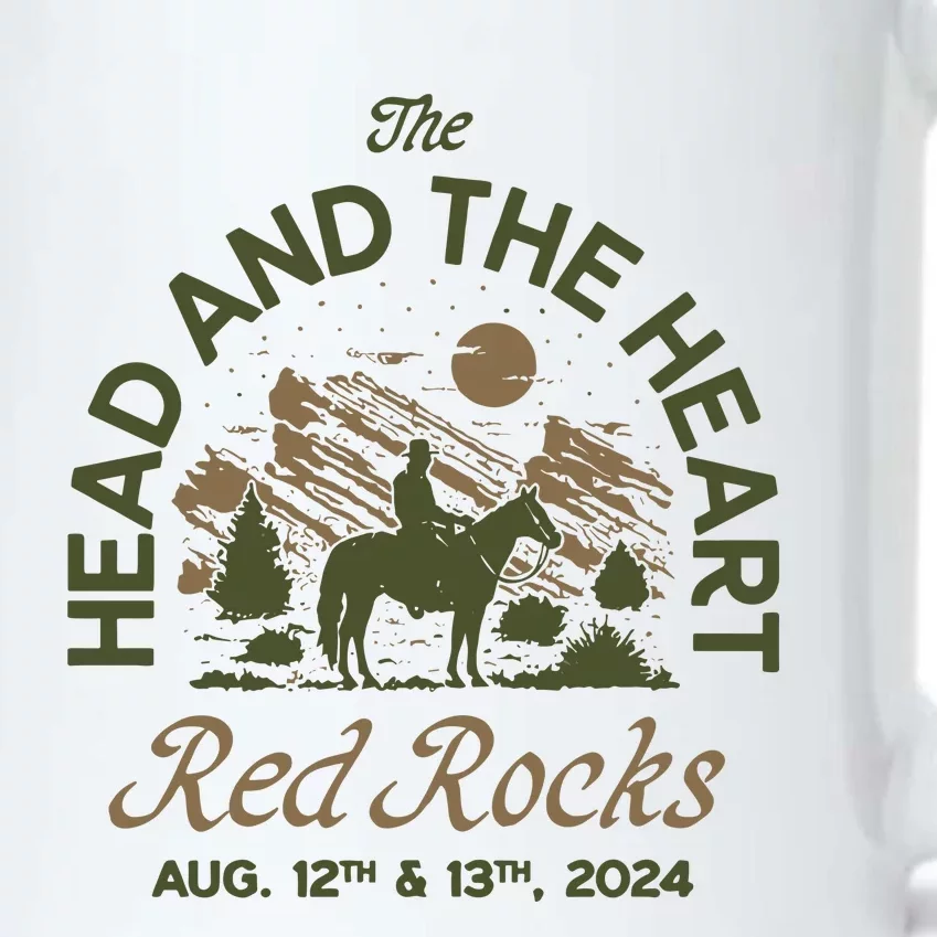 The Head And The Heart Red Rocks 2024 Event Black Color Changing Mug