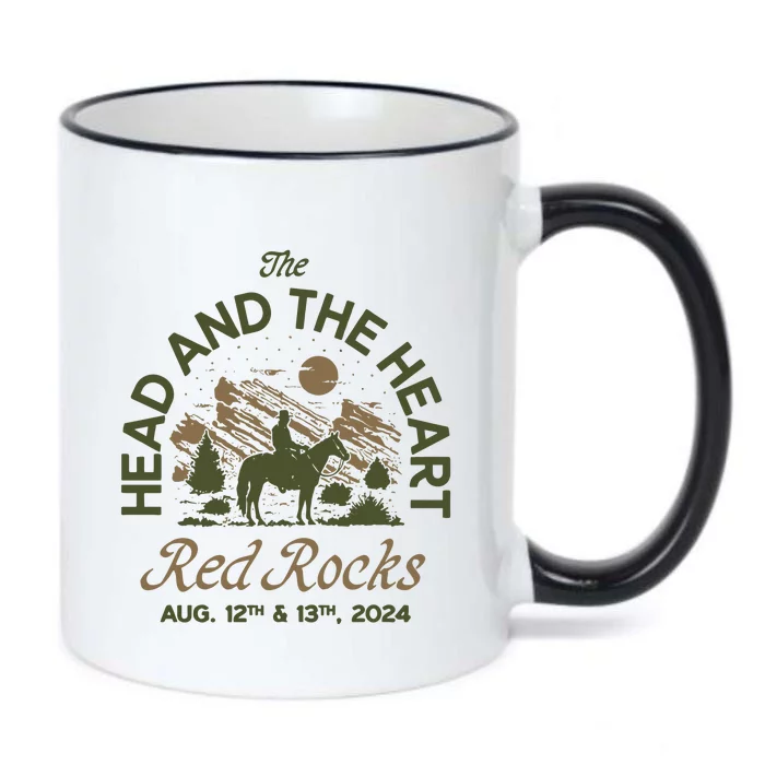 The Head And The Heart Red Rocks 2024 Event Black Color Changing Mug