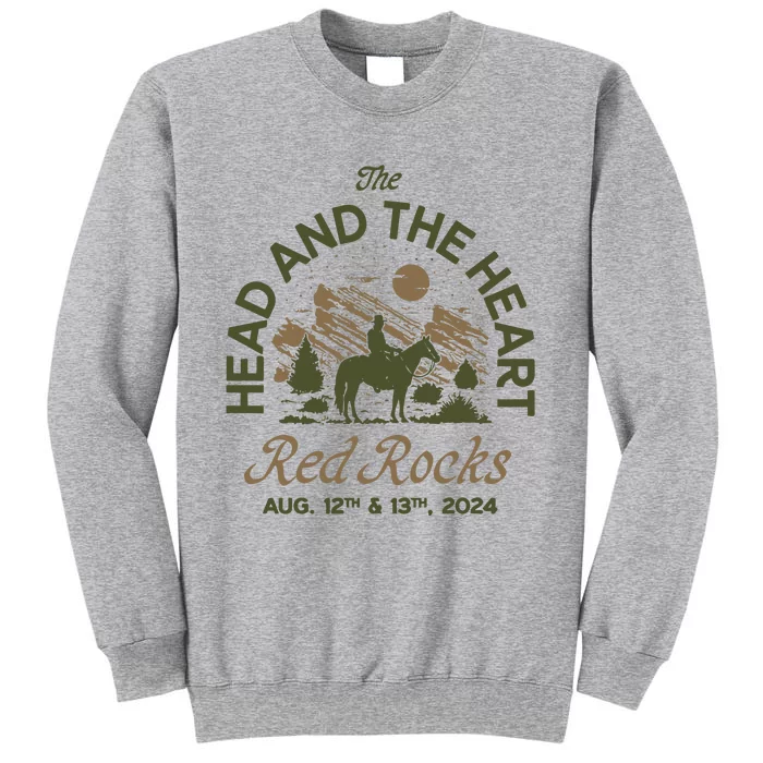 The Head And The Heart Red Rocks 2024 Event Tall Sweatshirt