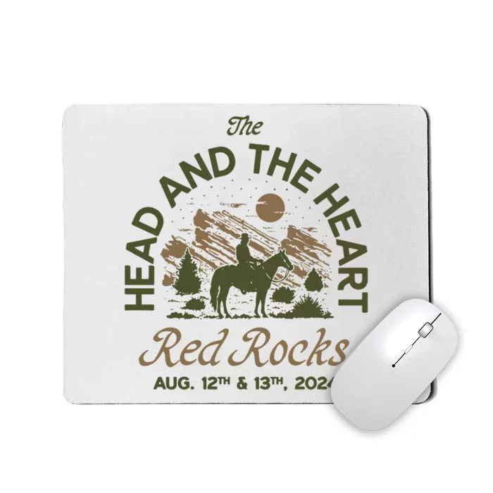 The Head And The Heart Red Rocks 2024 Event Mousepad