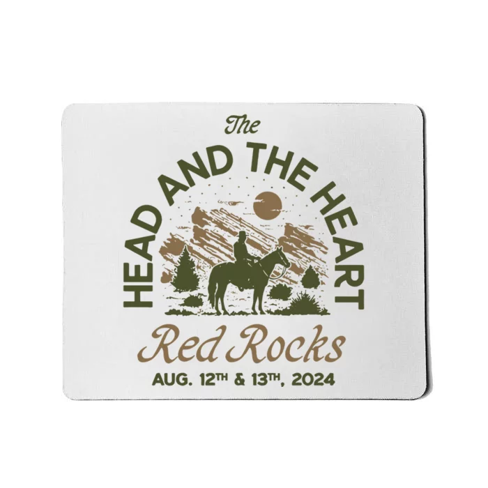 The Head And The Heart Red Rocks 2024 Event Mousepad