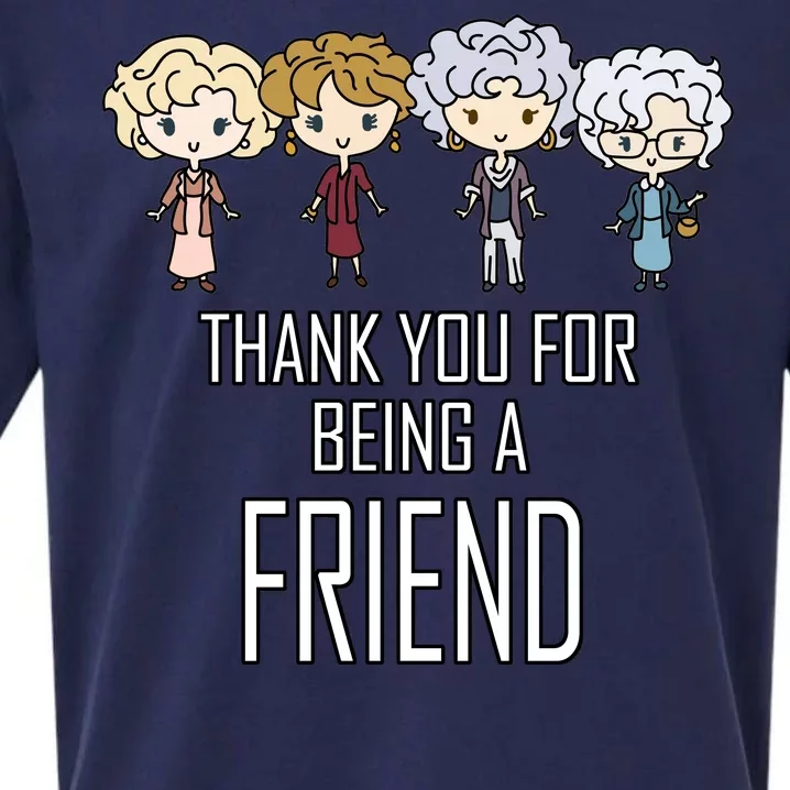 Thank You For Being A Friend Sueded Cloud Jersey T-Shirt