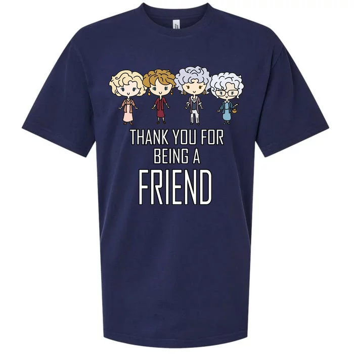 Thank You For Being A Friend Sueded Cloud Jersey T-Shirt