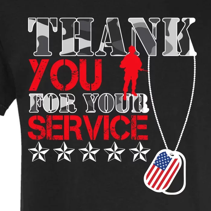 Thank You For Your Service Garment-Dyed Heavyweight T-Shirt