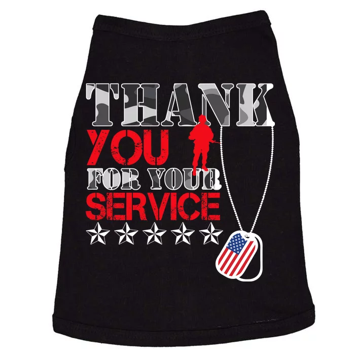 Thank You For Your Service Doggie Tank