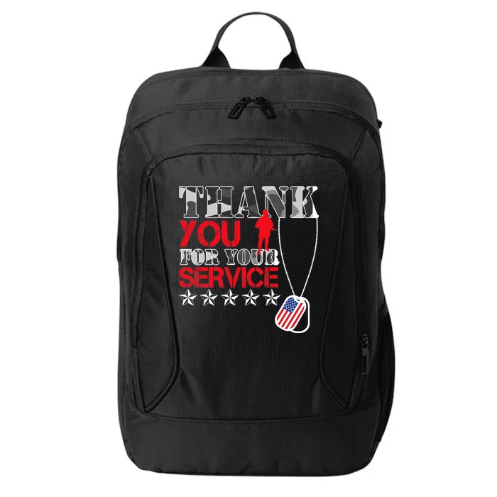 Thank You For Your Service City Backpack