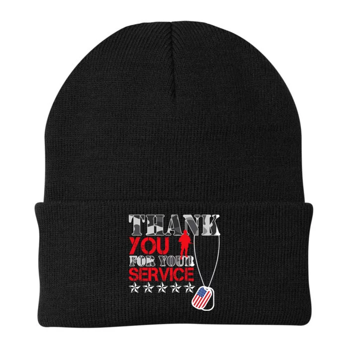 Thank You For Your Service Knit Cap Winter Beanie