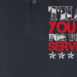 Thank You For Your Service Softstyle Adult Sport Polo