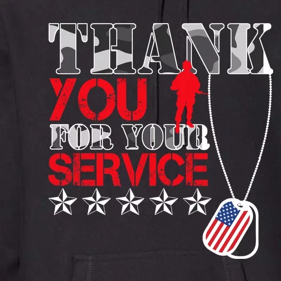 Thank You For Your Service Premium Hoodie