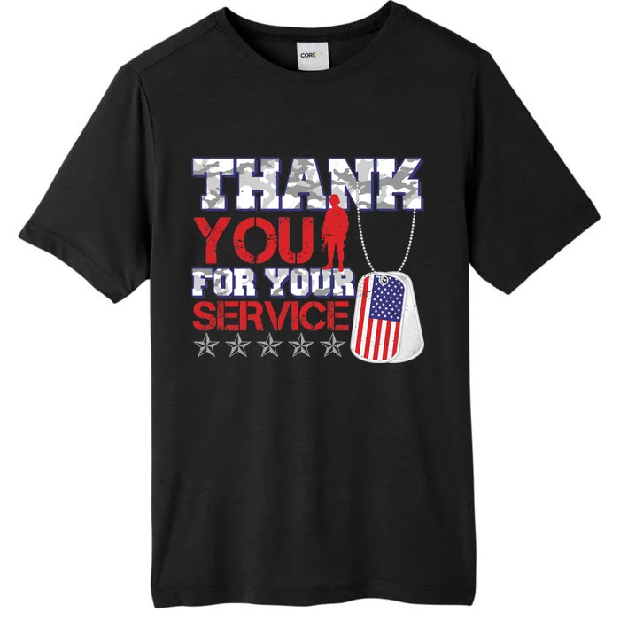 Thank You For Your Service Veterans Day ChromaSoft Performance T-Shirt