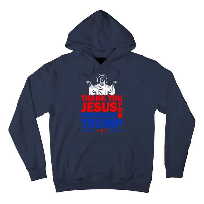 Thank You Jesus For President Trump Hoodie