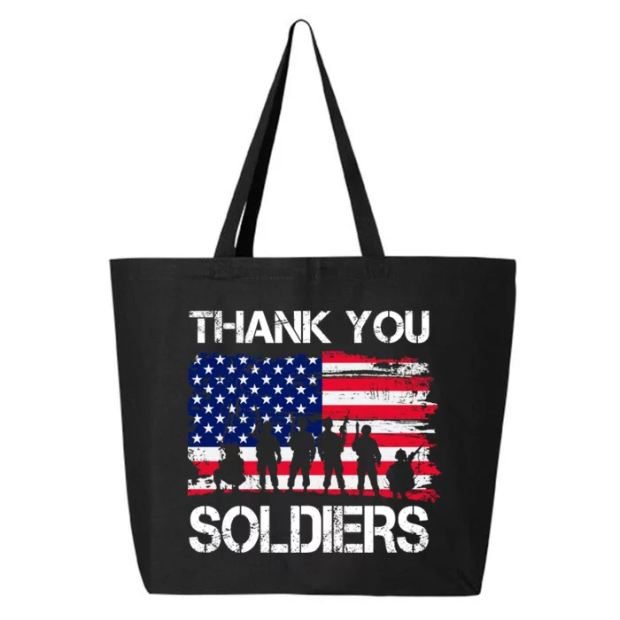 Thank You Soldiers 25L Jumbo Tote