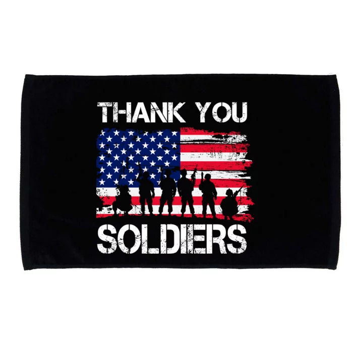 Thank You Soldiers Microfiber Hand Towel