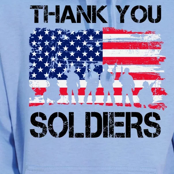 Thank You Soldiers Unisex Surf Hoodie