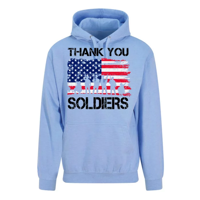 Thank You Soldiers Unisex Surf Hoodie