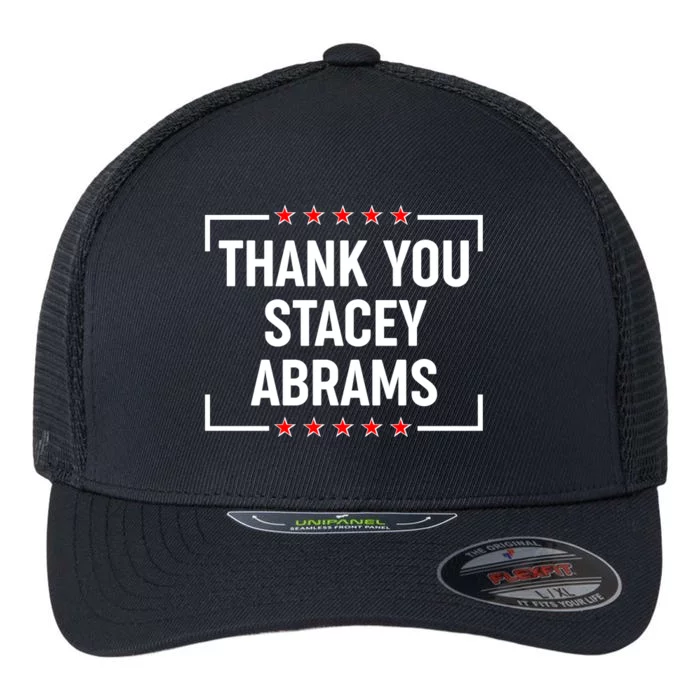 Thank You Stacey Abrams Flexfit Unipanel Trucker Cap