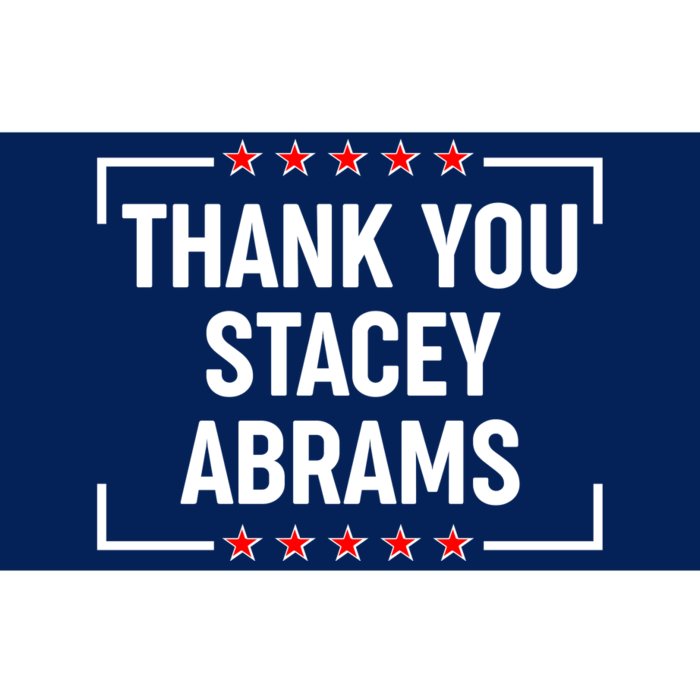 Thank You Stacey Abrams Bumper Sticker